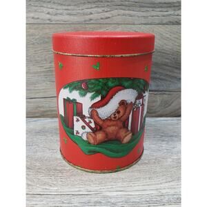 House of Lloyd 1988 Teddy Bear Tin Empty Vintage